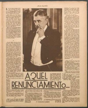 Aquel renunciamiento...