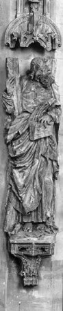 Halle (Saale), Dom, urspr. Dominikaner-Klosterkirche St. Pauli, Inneres, nördl. 7. Pfeiler von Westen, Andreas; Peter Schro