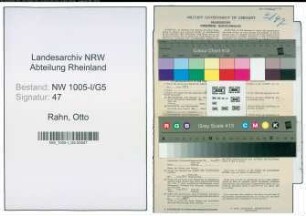 Entnazifizierung Otto Rahn , geb. 05.07.1921 (Techn.Zeichner)