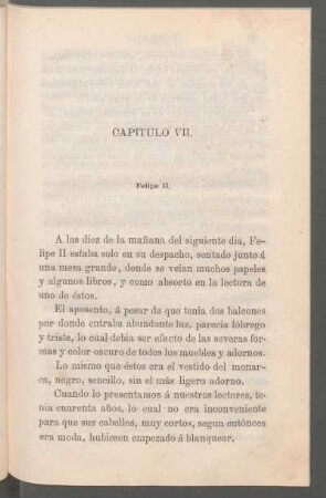 Capítulo VII. - Felipe II.