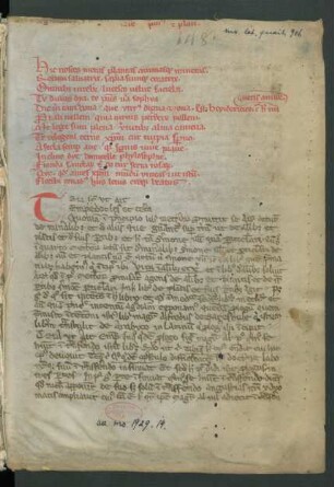 Glossae super De vegetabilibus et plantis