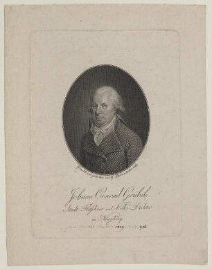 Bildnis des Johann Conrad Grübel