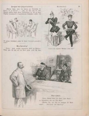 "Folgen des Jägerlateins" "Merkwürdig!" "Nur nobel"