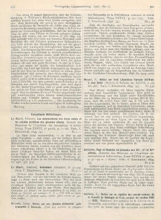 499-501 [Rezension] Le Blant, Edmond, Les commentaires des livres saints et les artistes chrétiens des premiers siecles