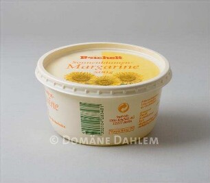 Warenmuster "Sonnenblumen Margarine" der Firma "Reichelt"