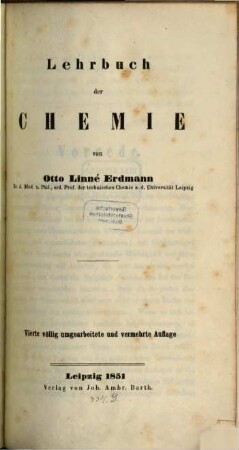 Lehrbuch der Chemie