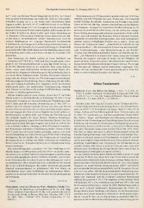 883-884 [Rezension] Hanselmann, Johannes, Diener am Wort - Bischof der Kirche