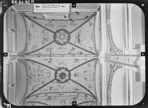 Schmalkalden. Schloß Wilhelmsburg. Schloßkirche (Weihe 1590). Decke