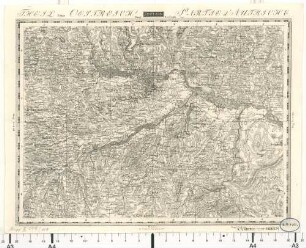 Topographisch-militairische Charte von Teutschland : in 204 Blättern, 159. Theil von Oestreich