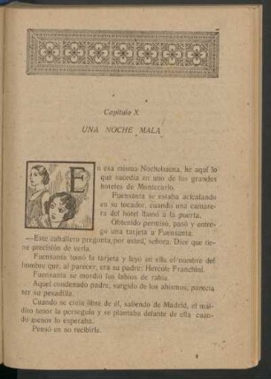 Capítulo X - Una noche mala