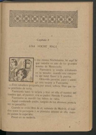 Capítulo X - Una noche mala