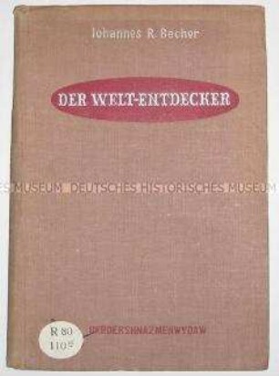 Erstaustgabe des Gedichtbands Die Welt-Entdecker