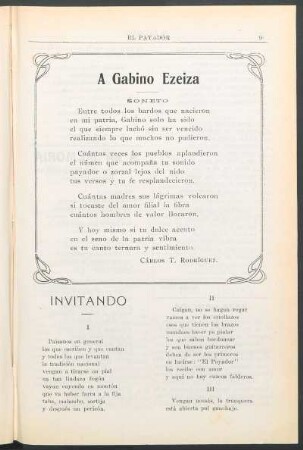 A Gabino Ezeiza : Soneto