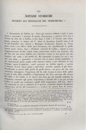 Notize storiche intorno all' invenzione del termometro.