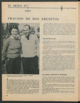 Fracaso de dos eruditos : El hoyo 19