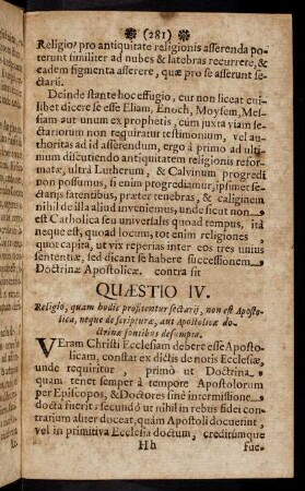 281-291, Quaestio IV.