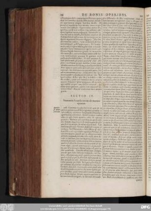 Sectio IV. Sententia Pontificiorum de meritis operum.
