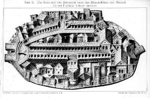 Jerusalem a. d. Madaba-Mosaik nach P. Häusler