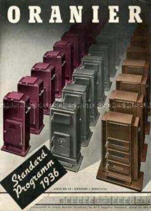 Oranier / Standard-Programm 1936 / Liste Nr. 40
