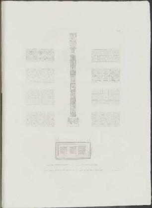 Pl. 47. Candelabre, Appui Et Mosaiques De La Chapelle Royale A Palerme.