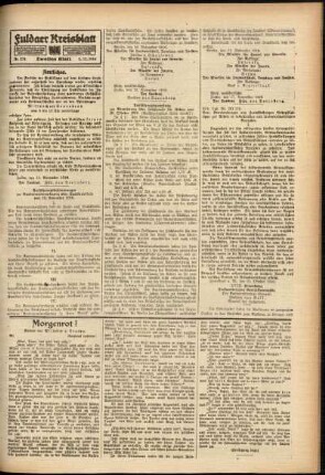Zweite Ausgabe vom Samstag, den 02. Dezember 1916.