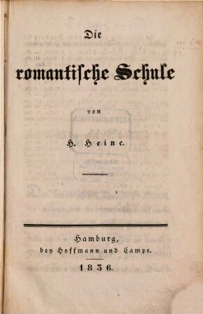 Die romantische Schule