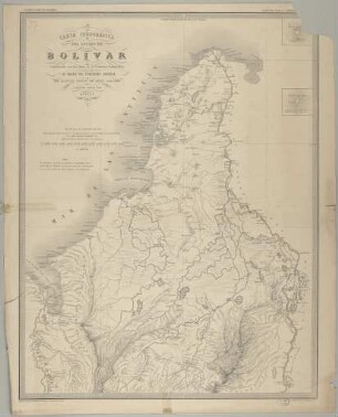 Carta Corografica Del Estado De Bolivar