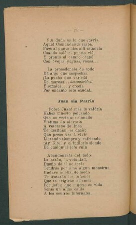 Juan sin patria