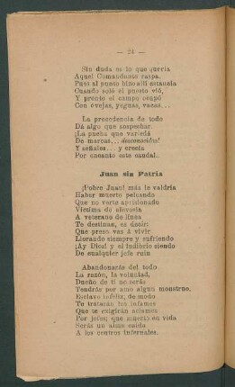Juan sin patria