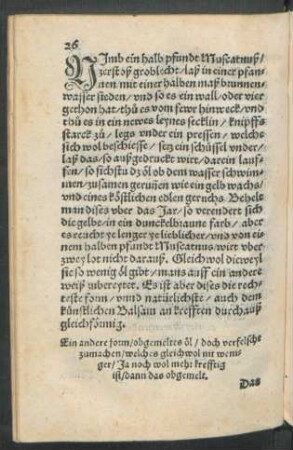 Ein andere form/ obgmeltes öl/ doch verfelscht zumachen ... Das VII. Capitel.