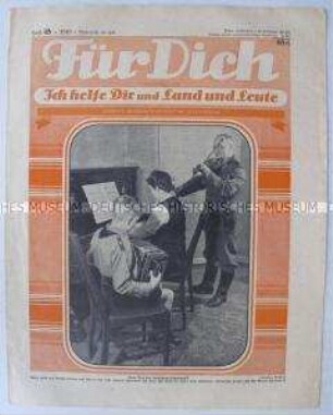 Unterhaltungszeitschrift "Für Dich" u.a. über Bulgarien anlässlich des Staatsbesuches des bulgarischen Ministerpräsidenten