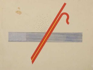 o. T. (Übung aus dem Unterricht abstrakte Formelemente bei Wassily Kandinsky)