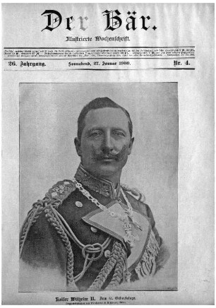 Sonnabend, 27. Januar 1900 Nr, 4