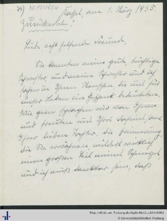 Nachlass L. Schemann (NL 12/1824)