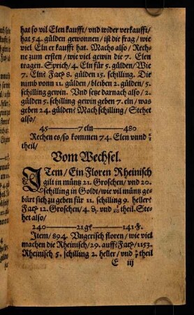 E3r-E5v, Vom Wechsel