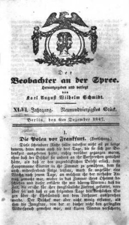49. Stueck, 6. Dezember 1847