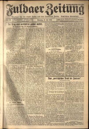 Ausgabe vom Dienstag, den 10. Juli 1928.