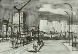 Berlin: Aufbau am Alex (Skizze)