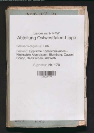 Persönliche Angelegenheiten der Pastoren
