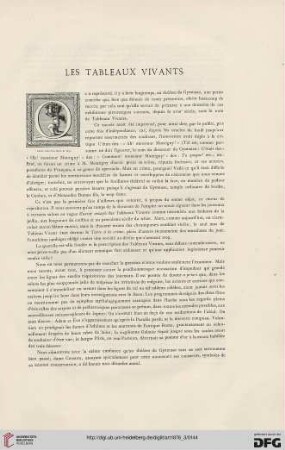 2: Les tableaux vivants