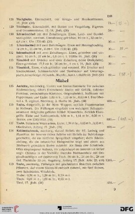 Möbel (Nr. 135-187)