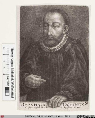 Bildnis Bernardino Ochino (eig. Tommasini)