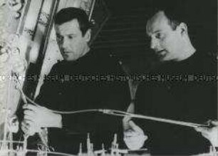 Standfoto aus der Science-Fiction-Fernsehserie "Raumpatrouille"