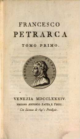 Francesco Petrarca. 1