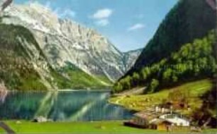 Ansicht der Salettalpe mit Blick zum Watzmann