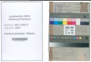 Entnazifizierung Wilhelm Handschuhmacher , geb. 27.10.1907 (Polizist)