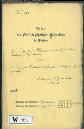 Wieneke, Leibzüchter auf Nr. 6 zu Dalborn gegen Dorfschaft Dalborn - Beitrag zum Kuhgeld