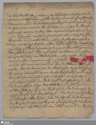 d: [Vorgeschichte vom 18. März 1813 an bis Juli 1813]