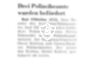 Drei Polizeibeamte wurden befördert