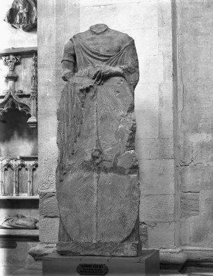 Statue eines gallischen Kriegers mit Schild